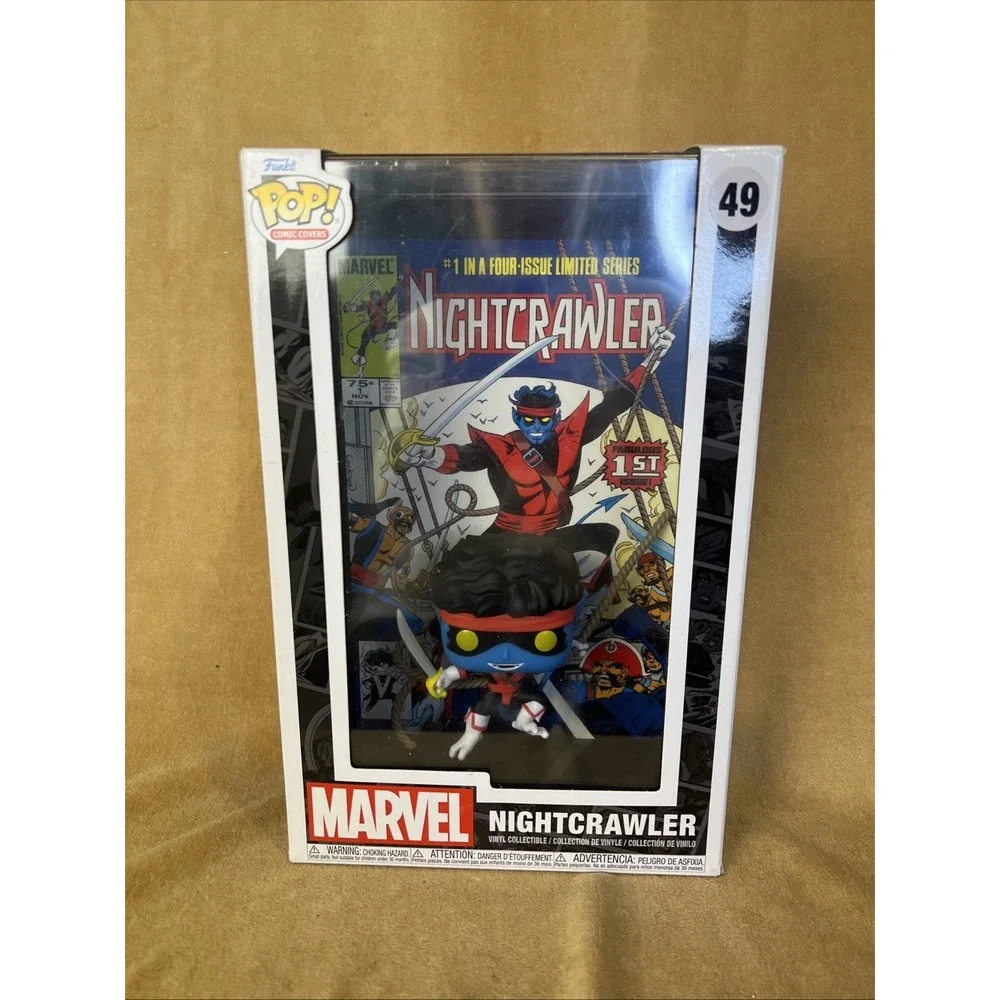 Funko Pop! Comic Book Cover with Case: Marvel - Nightcrawler - (Target) #49